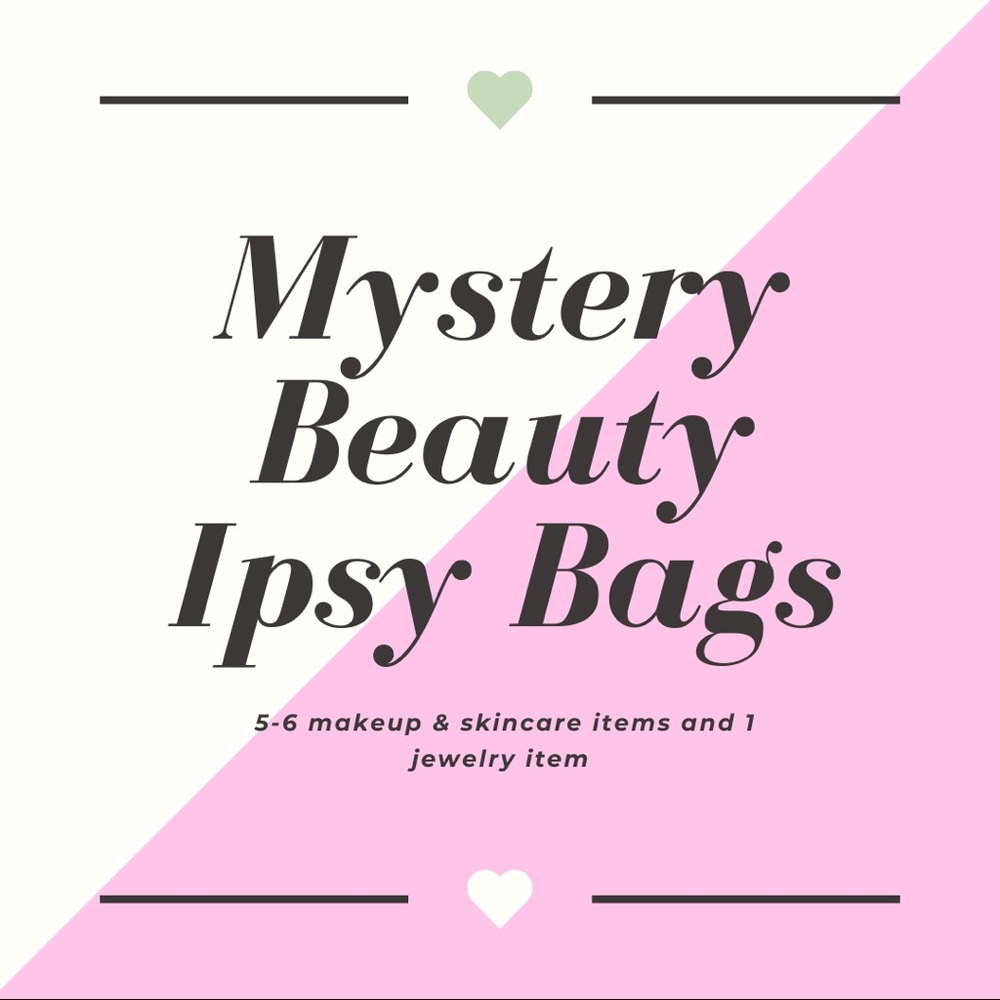 Beauty mystery Ipsy bags makeup skincare jewelry